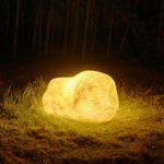 Sculptural Stone Resin LED Landscape Light for Courtyard & Garden