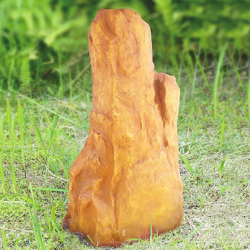 Sculptural Stone Resin LED Landscape Light for Courtyard & Garden