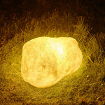 Sculptural Stone Resin LED Landscape Light for Courtyard & Garden