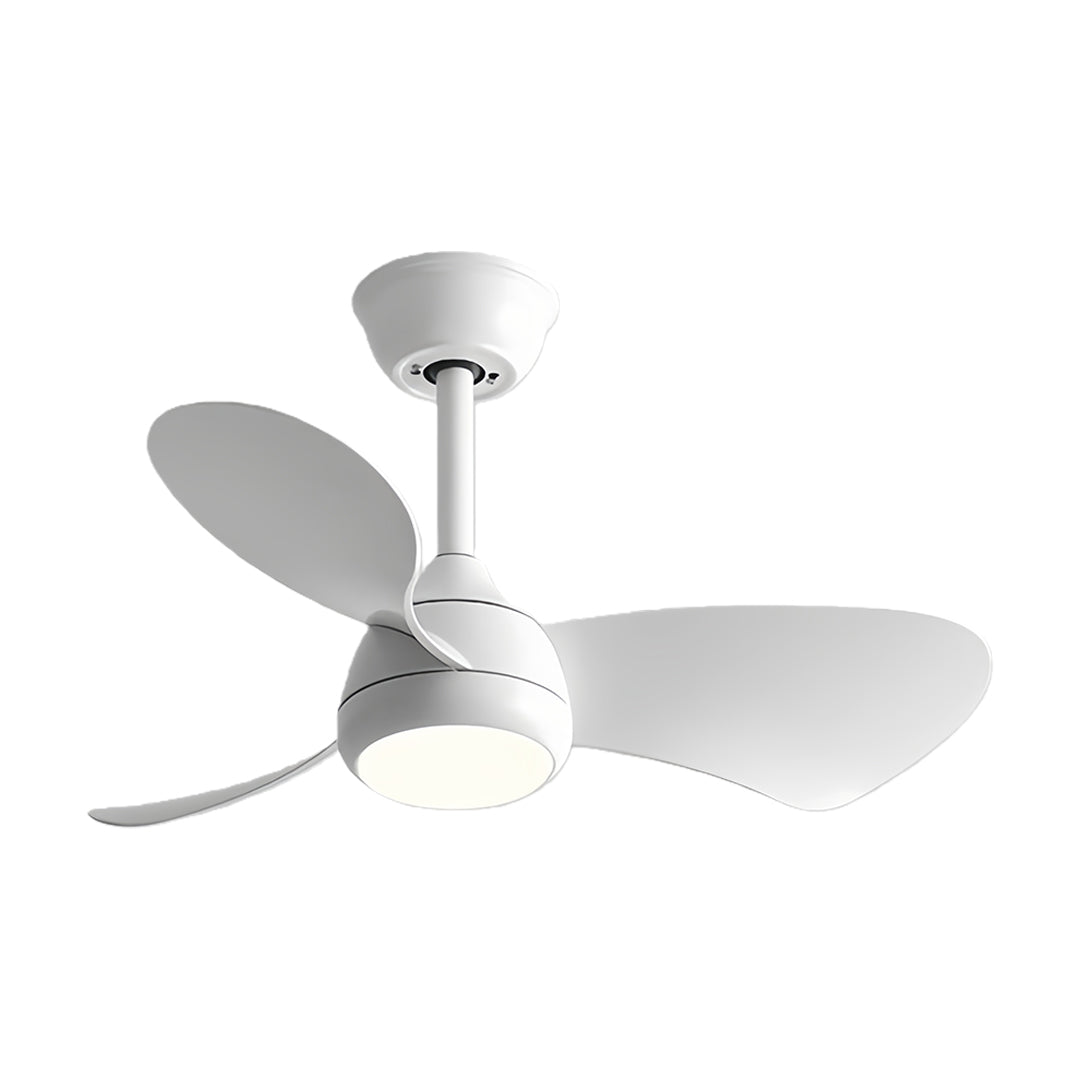 Nordic Retro Ceiling Fan with LED Light – 3-Blade Inverter Motor