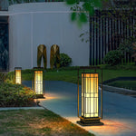 Asian-Inspired Solar Path Lantern with Retro LED Warm Glow