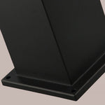 Retro European Solar Bollard Light with Frosted Glass Shade