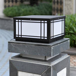 Modern LED Fence Post Light with Remote – Waterproof Stainless Steel Outdoor Lighting