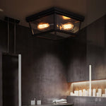 Retro Industrial Style Creative Double Head Porch Balcony Corridor Led Ceiling Lamp