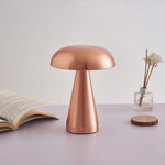 Mushroom Table Lamp, Retro Metal Dimmable LED Desk Light