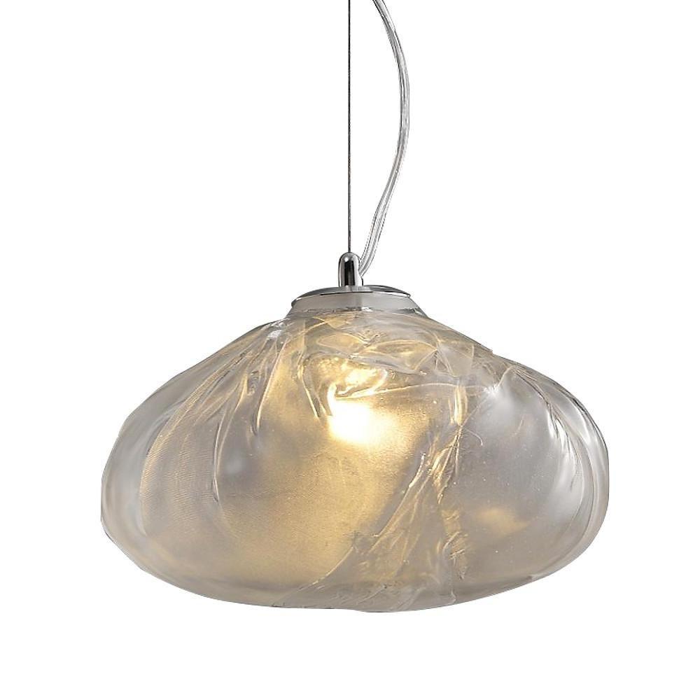 Artisan Glass Bubble Pendant Chandelier for Staircases and Modern Interiors