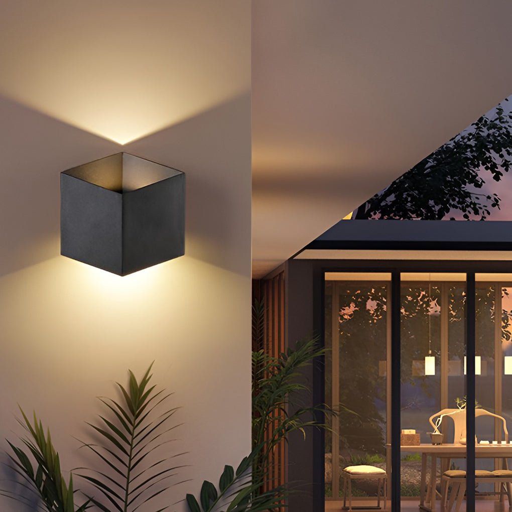 Rhombus Waterproof Energy Saving Led Wall Lamp For Outdoor Indoor Balcony Stairs