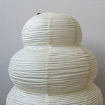 Wabi-Sabi Rice Paper Table Lamp with Aluminum Frame, Minimalist Japanese Design for Bedroom & Study