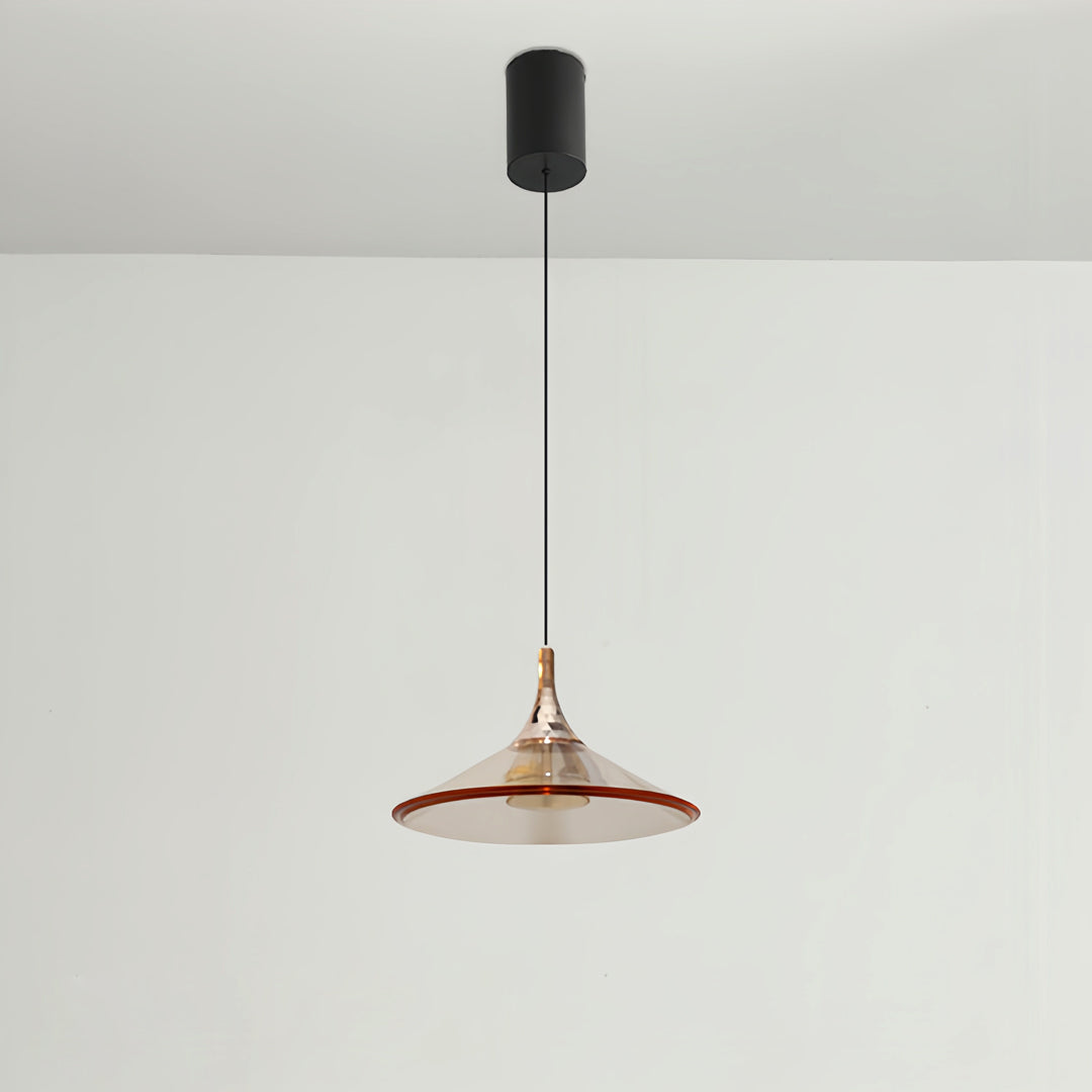 Rise and Fall Pendant Light – Italian Minimalist Aluminum & Acrylic Hanging Lamp