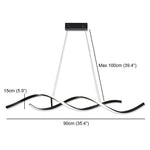 Wave Design Modern Pendant Lighting Minimalist Ceiling Light For Elegant Interiors