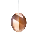 Nordic Vintage Fabric Shade Pendant Light with Metal Accents