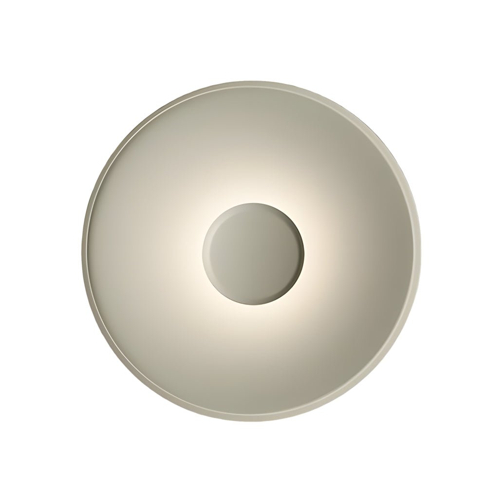 Halo Round LED Ceiling Light in Aluminum for Modern Interiors