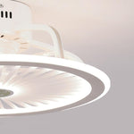 Modern Bladeless Ceiling Fan with Dimmable LED Light for Contemporary Interiors