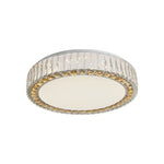 Lumière Cristalline Modern Crystal Ceiling Light in Chrome