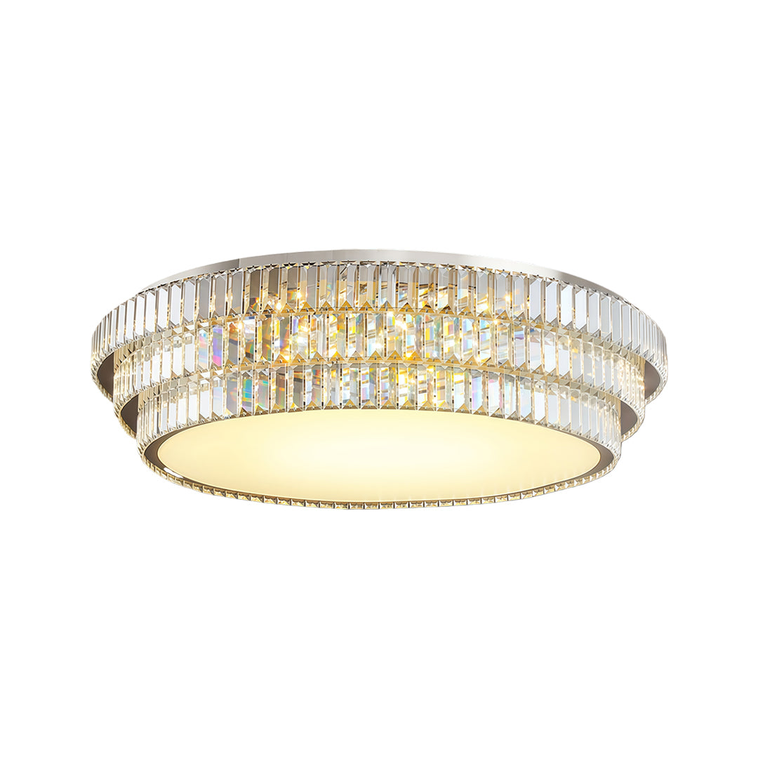 Aurelia Crystal Flush Mount Ceiling Light with Full Spectrum LED