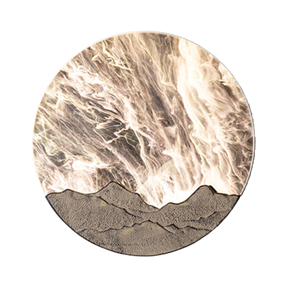 Aurelia Round LED Outdoor Wall Sconce in Matte Black