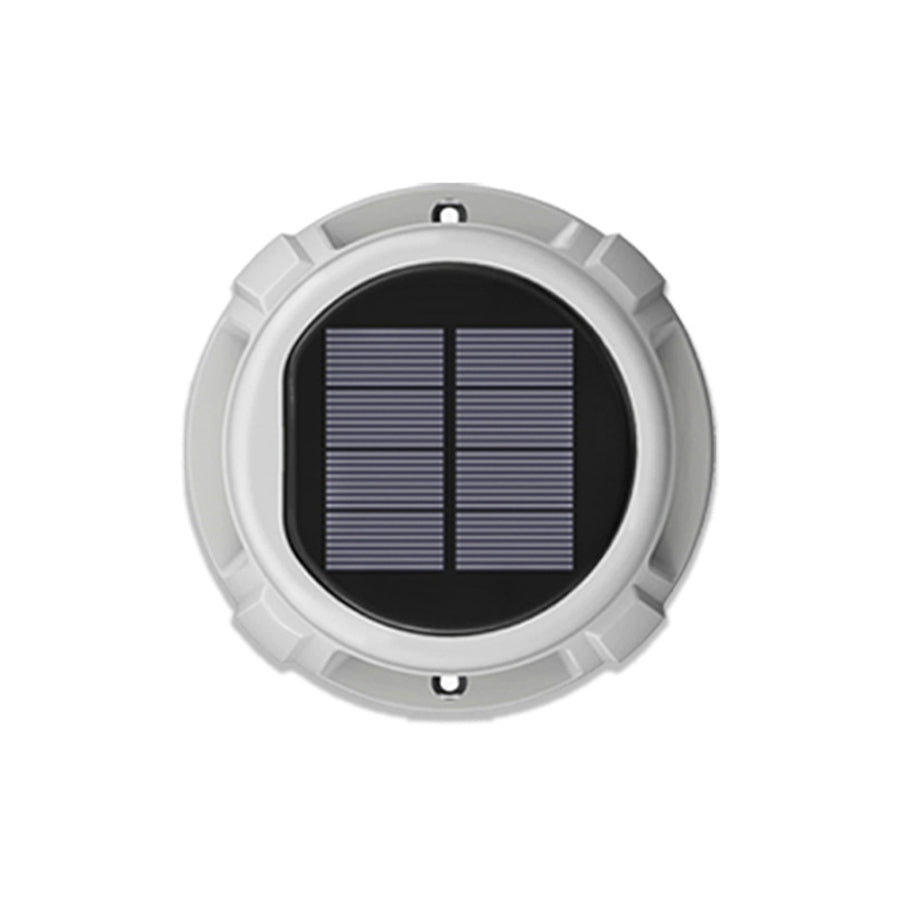 Solar In-Ground Path Lights with Warm White Glow, IP68 Waterproof