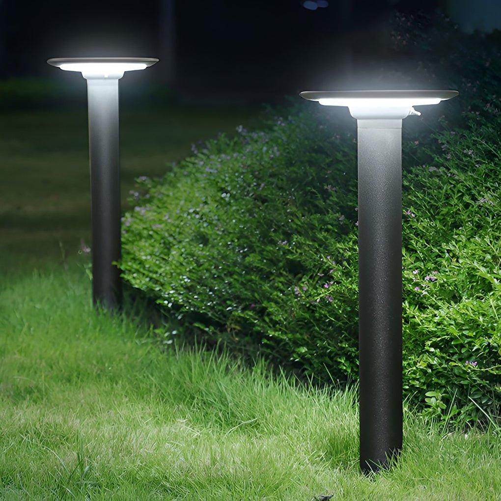 Round Ufo Shaped Led Waterproof Solar Path Lights