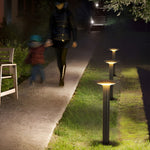 Round Ufo Shaped Led Waterproof Solar Path Lights