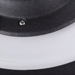 Round Ufo Shaped Solar Waterproof Outdoor Fence Post Lights