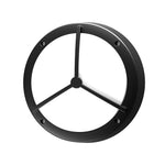 Minimalist Round Outdoor Wall Sconce with Trisection Design, IP65 Waterproof Aluminum LED Light