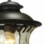 European Industrial Aluminum Pendant Light with Clear Glass Shade for Outdoor Corridors