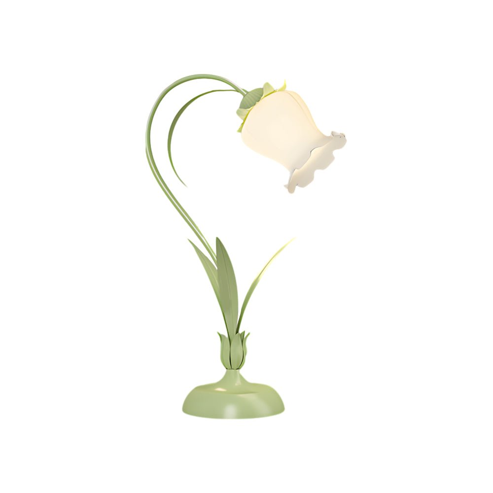 Verdant Floral Desk Lamp with Tri-Tone Illumination for Refined Home Offices