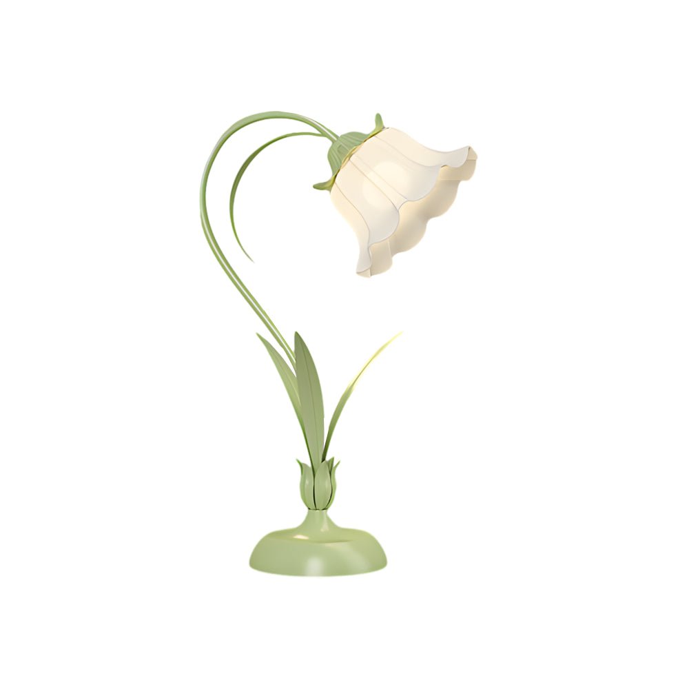 Verdant Floral Desk Lamp with Tri-Tone Illumination for Refined Home Offices