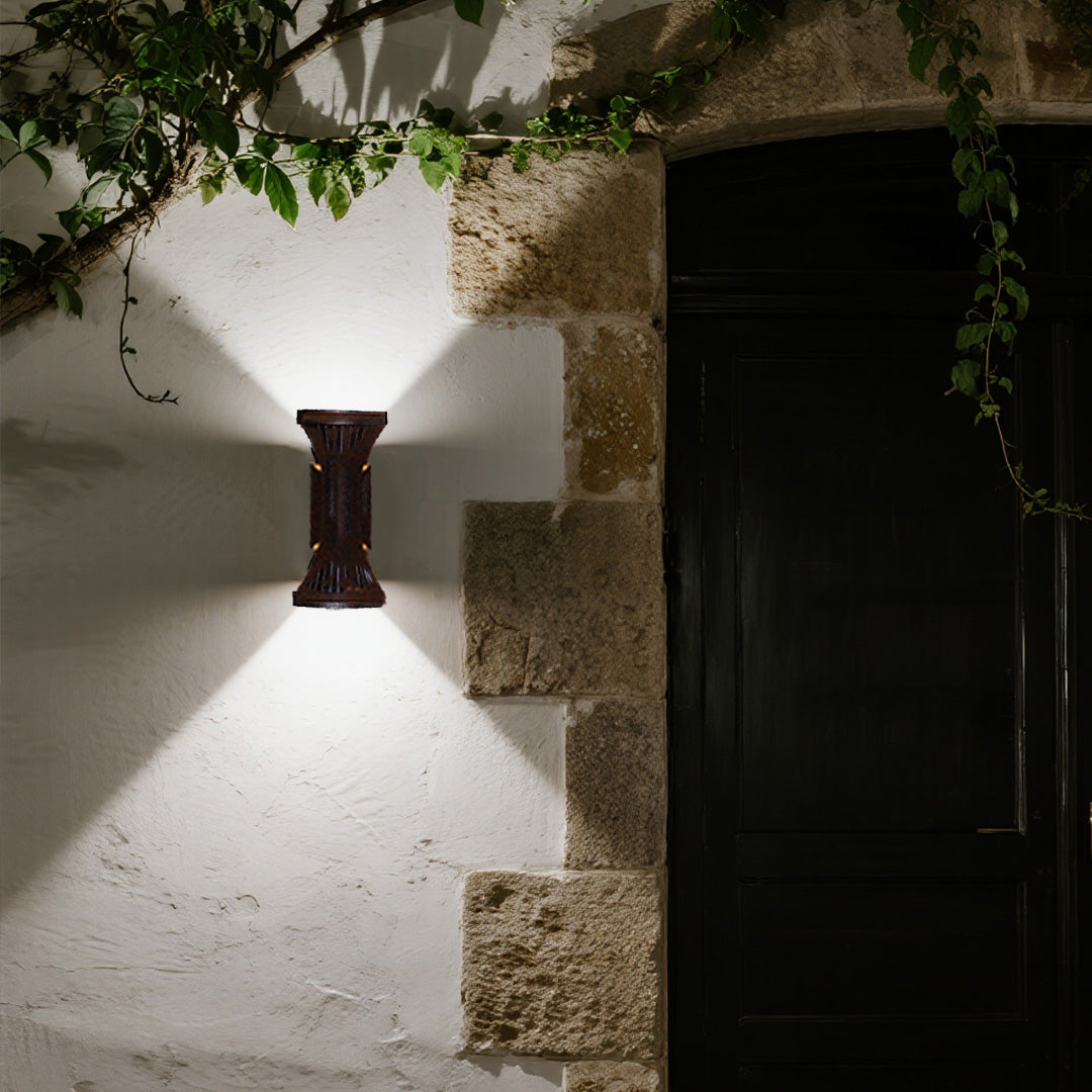 Minimalist Nordic Outdoor Wall Light in Die-Cast Aluminum