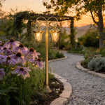European Vintage Solid Copper Path Lights for Garden Walkways
