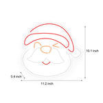 Santa Claus LED Neon Sign with Dimmer for Festive Interiors