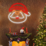 Santa Claus LED Neon Sign with Dimmer for Festive Interiors