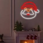 Santa Claus LED Neon Sign with Dimmer for Festive Interiors