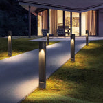 Minimalist Bollard Path Light – Black Aluminum Outdoor Landscape Lighting