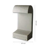 Retro Cement Outdoor Landscape Light with Warm LED Glow