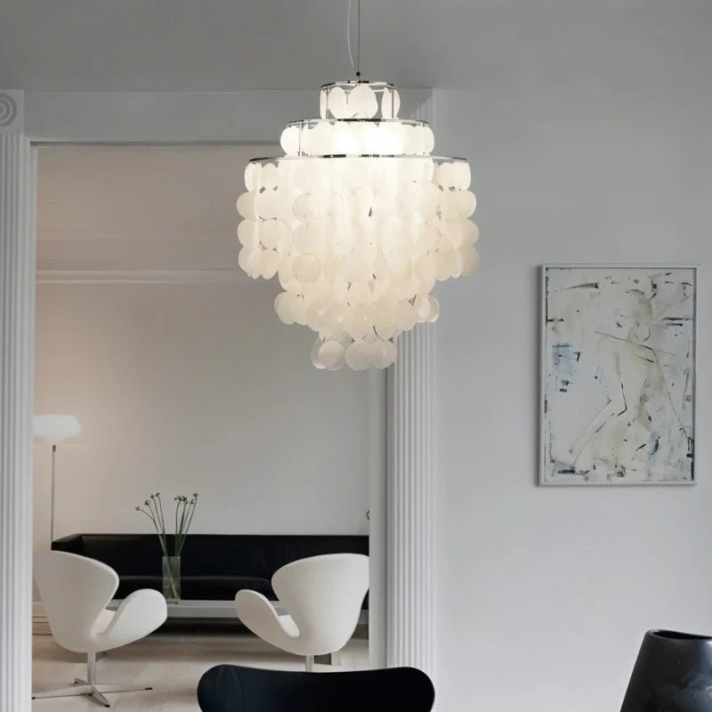 Halo Shell Chandelier