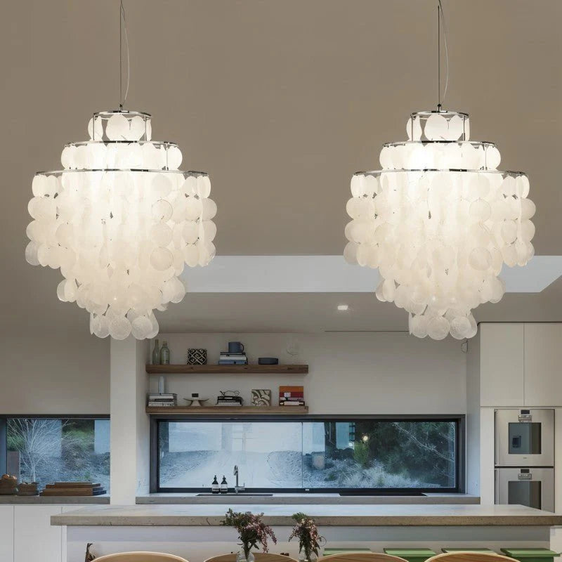Halo Shell Chandelier