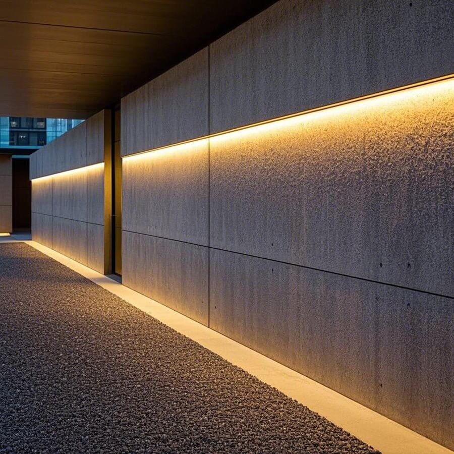 Seamless Corner LED Strip Light in Silicone for Architectural Interiors