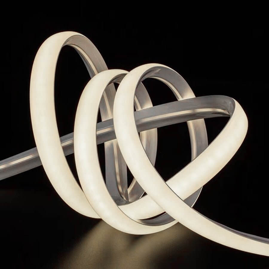 Seamless Corner LED Strip Light in Silicone for Architectural Interiors