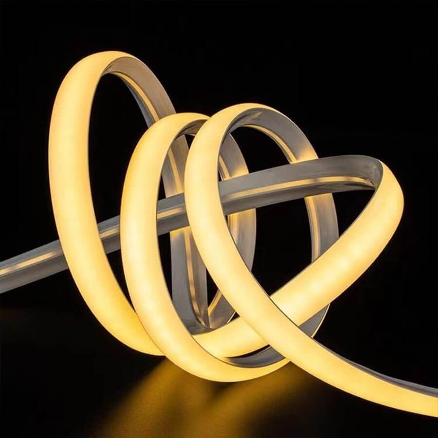 Seamless Corner LED Strip Light in Silicone for Architectural Interiors