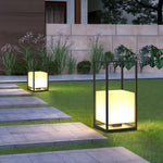 Modern Outdoor Lantern with Solar & Hardwired Options