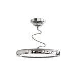 Twisted Full-Spectrum LED Semi Flush Mount Ceiling Light in Modern Finishes