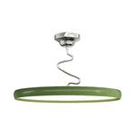 Twisted Full-Spectrum LED Semi Flush Mount Ceiling Light in Modern Finishes