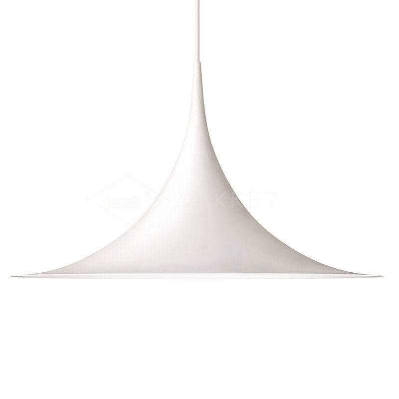 Semi Arch Pendant Light – Designer Aluminum Swag Lamp for Dining & Living Spaces