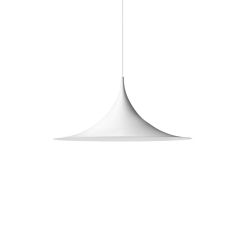 Semi Arch Pendant Light – Designer Aluminum Swag Lamp for Dining & Living Spaces