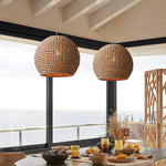 Raffia Zen Pendant Light – Handcrafted Japanese Paper Shade