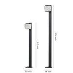 Modern Minimalist Aluminum LED Path Light for Garden Walkways