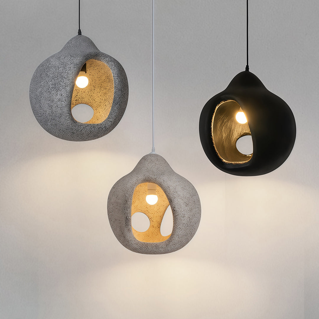 Wabi Sabi Nordic Pendant Light with Adjustable Chain