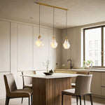 Shell Chandelier Modern Luxury Ceiling Light in Copper, Nickel, or Black
