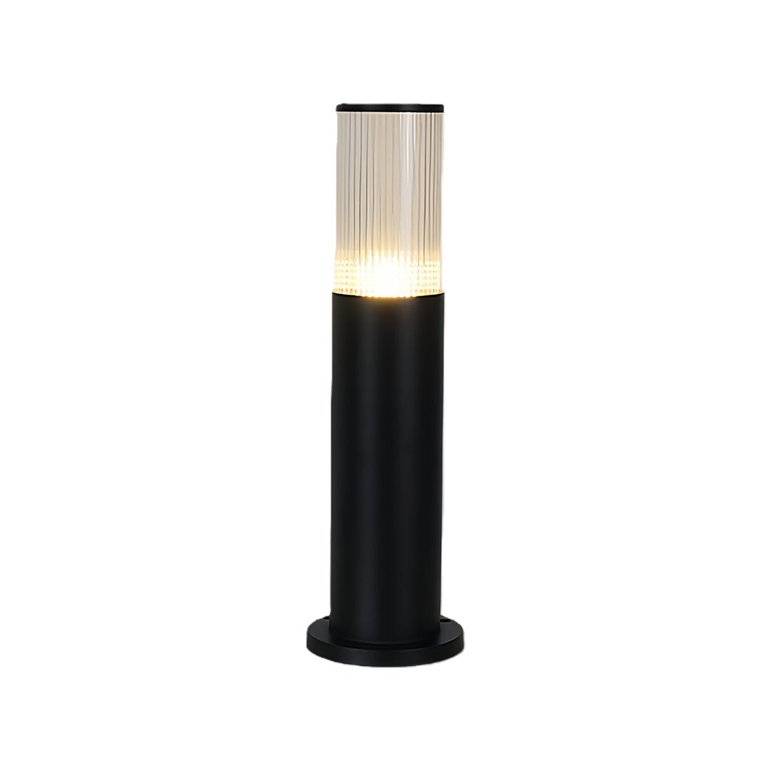 Modern Outdoor Bollard Path Light with Warm LED Illumination